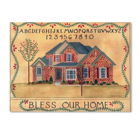 Cheryl Bartley 'Brick House Blessing' Canvas Art,24x32
